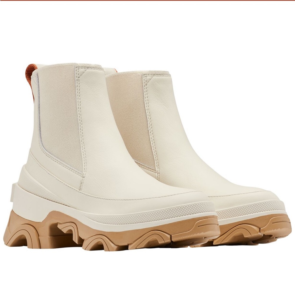 Sorel Brex Chelsea Boot White and Tan Boots size 7.5 Women’s